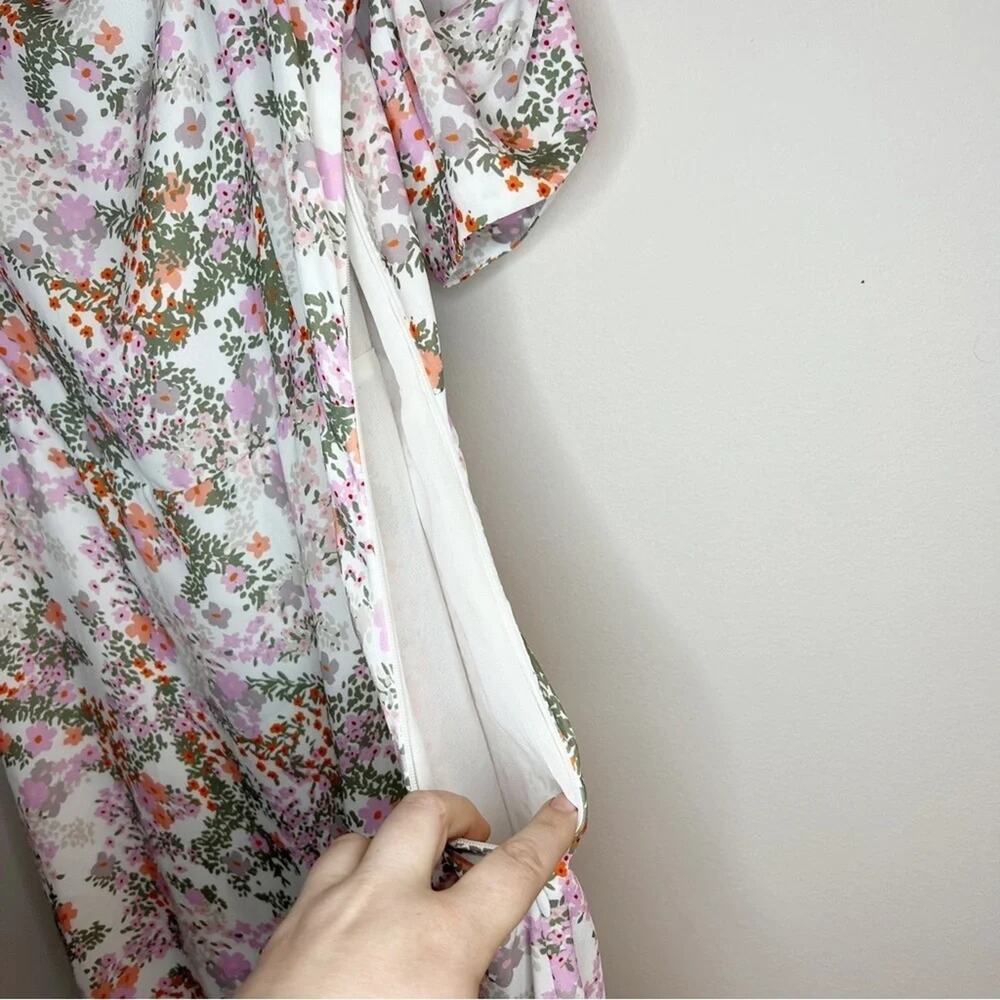 Rebecca Minkoff Floral Short Sleeve Mini Dress Size XL - Picture 8 of 11